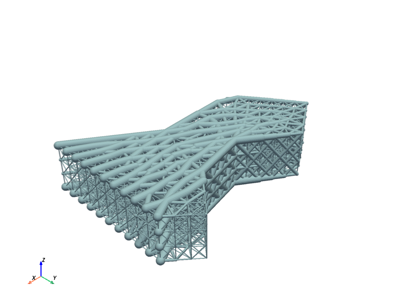 Size optimization of a lattice