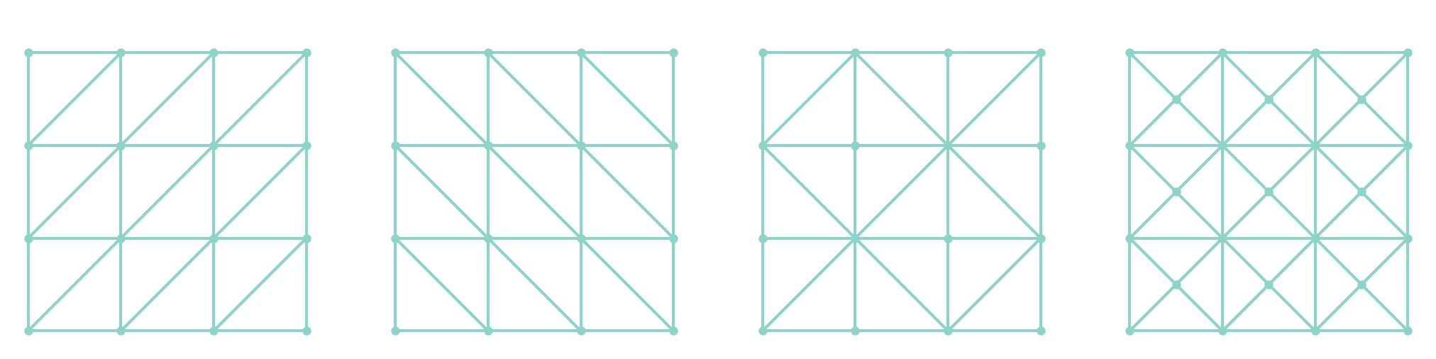 Triangulation variants of rect_tri